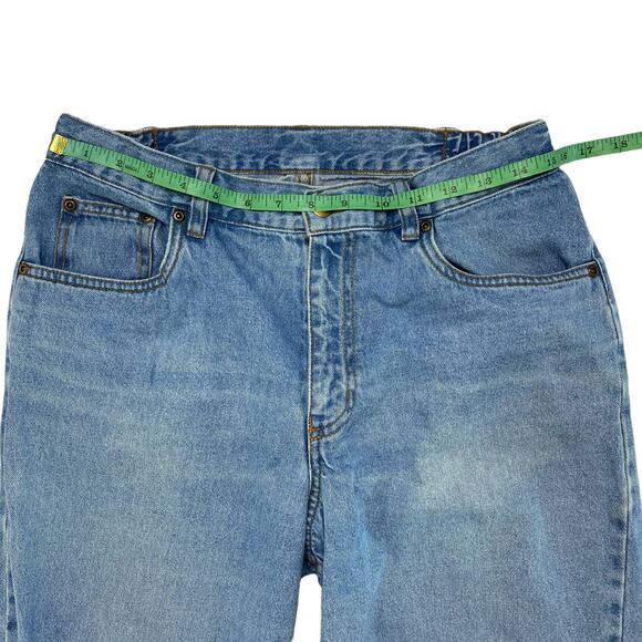 LL BEAN Classic Light Wash High Rise Crop Womens Jeans Size 10 Regular Elastic - Picture 4 of 6